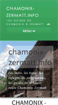 Mobile Screenshot of chamonix-zermatt.info