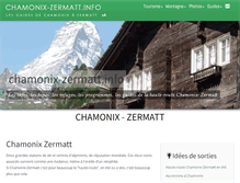 Tablet Screenshot of chamonix-zermatt.info